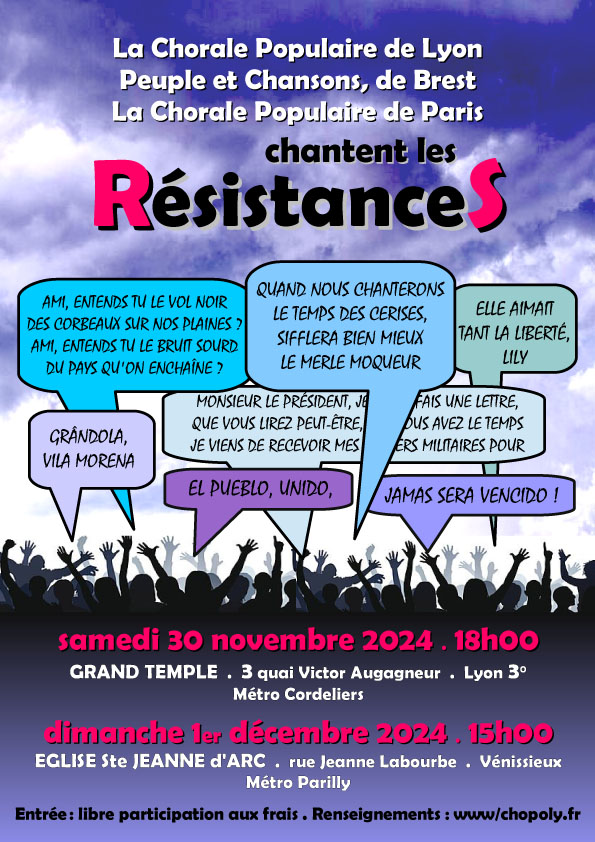 Affiche Résistances